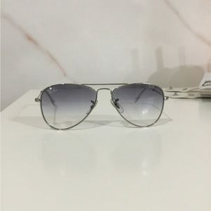 Junior Collection Kids Ray-Ban Sunglasses RJ 9506-S 212/19 Silver w/ Blue Fade